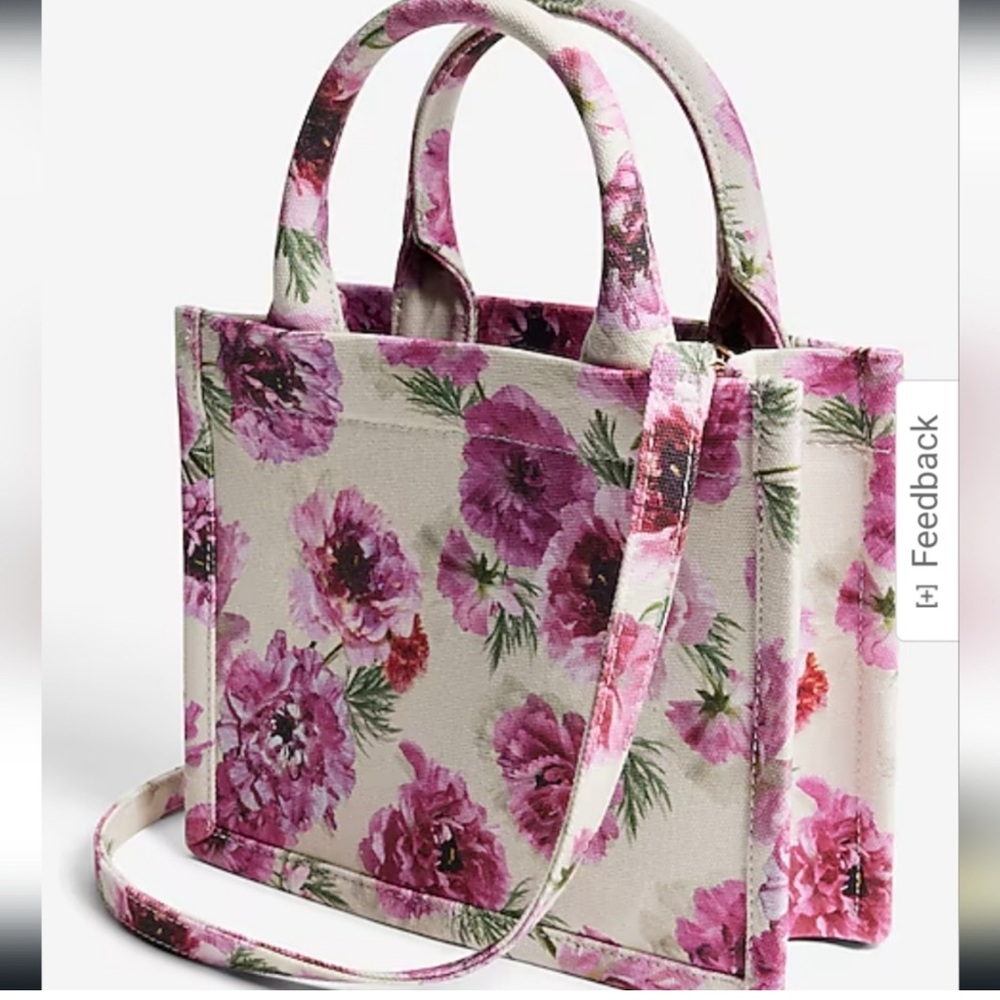 Express Floral Top Handle Purse